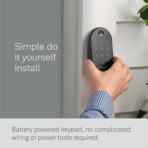 Yale Keypad Bluetooth Keyless Entry Smart Door Lock, Matte Black in Saudi Arabia