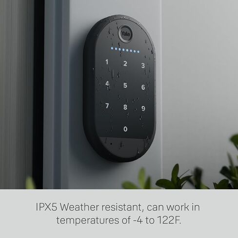 Yale Keypad Bluetooth Keyless Entry Smart Door Lock, Matte Black in Saudi Arabia