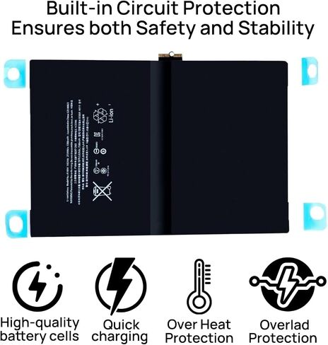 A1664 Battery Compatible with iPad Pro 9.7 2016 Edition A1674 A1675 A1673 with Installation Tools 3.82V 7306mAh 27.91Wh in Saudi Arabia