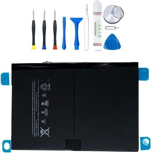 A1484 A1474 Battery Compatible with iPad Air 1 iPad 5th 7th 8th 9th 5 7 8 9 A1474 A1475 A1476 A1822 A1823 A1893 A1954 A2197 A2429 A2430 A2198 A2200 A2270 A2428 with Installation Tools in Saudi Arabia