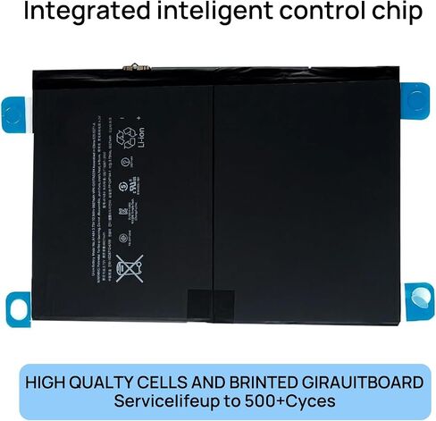 A1484 A1474 Battery Compatible with iPad Air 1 iPad 5th 7th 8th 9th 5 7 8 9 A1474 A1475 A1476 A1822 A1823 A1893 A1954 A2197 A2429 A2430 A2198 A2200 A2270 A2428 with Installation Tools in Saudi Arabia