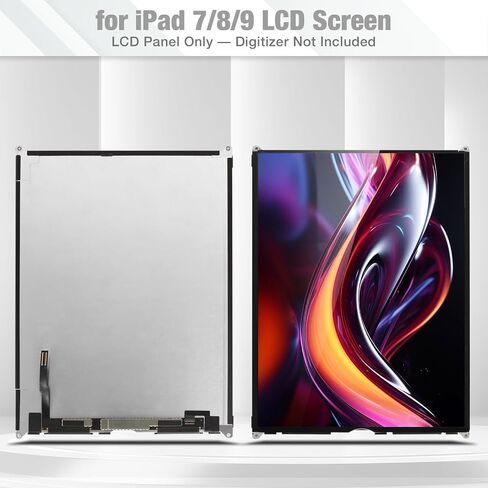 for iPad 7/8/9 Gen 10.2" LCD Screen Replacement Kit | For iPad 7th (A2197/A2198/A2200), 8th (A2270/A2428/A2429/A2430), 9th (A2602-A2605),LCD Only, Not Touch,Tools Included. in Kuwait