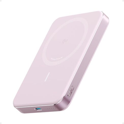 Anker MagGo Power Bank, 10,000mAh Qi2-Certified 15W Portable Charger | Slim and Fast MagSafe-Compatible Battery Pack, Ergonomic Design, for iPhone 16 / 15 / 14 / 13 Series and More in Saudi Arabia