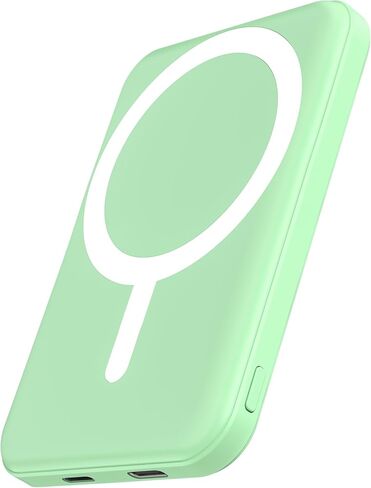 podoru for MagSafe Power Bank 5000mAh, Ultra-Slim Magnetic Portable Charger | 20W PD Fast Charging, Travel Essentials with USB-C Cable, Wireless Battery Pack for iPhone 17/16/15/14/13/12 Series-Black in Saudi Arabia