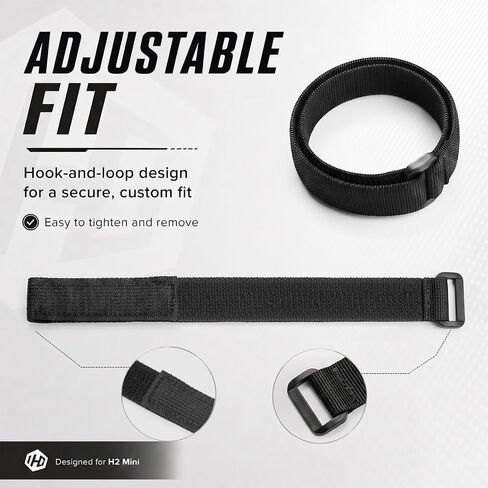 HIFI WALKER H2 Mini MP3 Player Armband, 40cm & 50cm, 2 Pack | Hands-free carrying, secure fit, lightweight wear, easy adjustment, for sports and daily use in Saudi Arabia