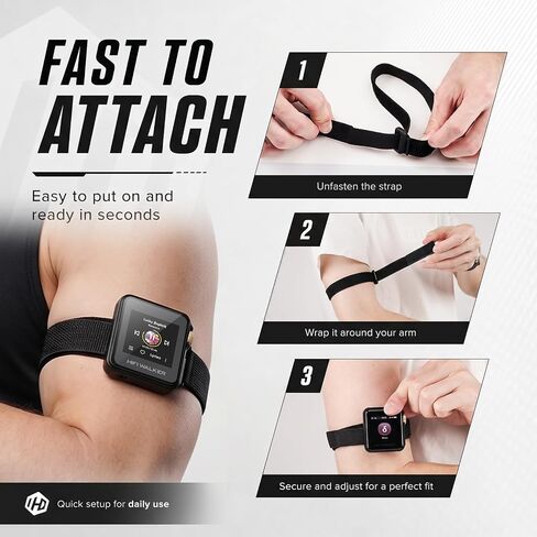 HIFI WALKER H2 Mini MP3 Player Armband, 40cm & 50cm, 2 Pack | Hands-free carrying, secure fit, lightweight wear, easy adjustment, for sports and daily use in Saudi Arabia