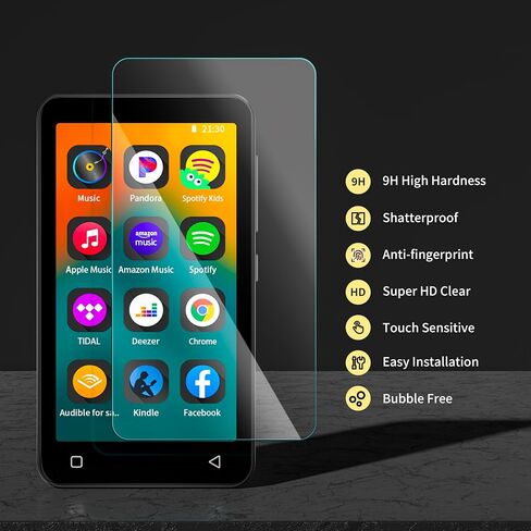 innioasis Tempered Glass Screen Protector for G1 G3 Mp3 Player, Anti-Scratch, 9H Hardness, HD Clear, Bubble Free with Easy Installation Kit, 3 Pack in Saudi Arabia