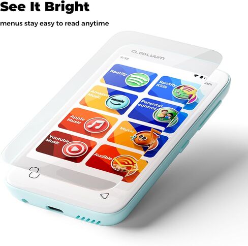 Screen Protector SU3, SU5, SU7, SU9 MP3 Player, 9H Tempered Glass Screen Protector, HD Clear, Scratch Resistant, Touch Sensitive, Anti Fingerprint, Bubble Free, Easy Install in Saudi Arabia