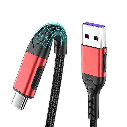 USB C Cable, Upgarded 2Pack 10ft Fast USB Type C Charging Cable for Android/Phone/Pad/Laptop, Type C Charger Braided USB Cable Compatible withi Phone 17/16/15/Pro/Plus/Max/Sam.Sung-Silver in Kuwait