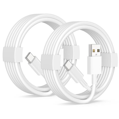 Car Carplay Cable for iPhone 17/17 Pro/Air/17e/16/15 Pro Max Charger Cord | 2Pack USB A to USB C for CarPlay USBC Cable, iPad, Galaxy, Android Phone Accessories Charging Wire Type-C Car Charger Cord in Saudi Arabia