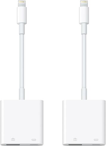 [Apple MFi Certified] Lightning to USB Camera Adapter with Charging Port for iPhone, USB3 Female OTG Adapter Compatible with iPhone/iPad Card, Readers, USB Flash Drives, Keyboards, Mice in Saudi Arabia