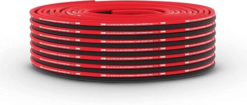 DS18 SW-12GA-100RB 12-GA Ultra Flex Speaker Wire Red and Black 100FT - Speaker Cable for Audio Applications in Kuwait