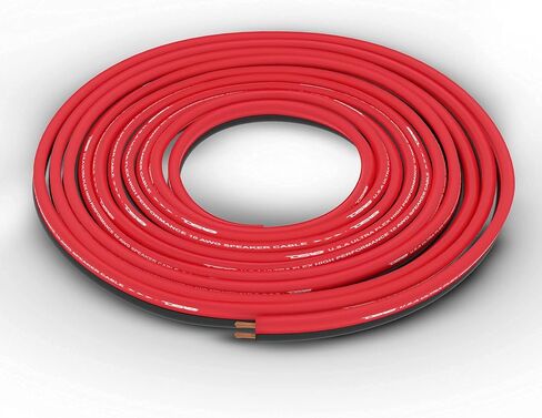 DS18 SW-16GA-100RB 16-GA Ultra Flex Speaker Wire Red and Black 100 Ft - Speaker Cable for Audio Applications in Kuwait