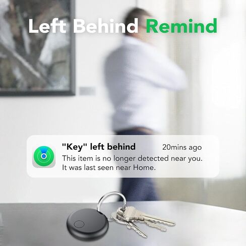 Air Tracker Tags-4 Pack: Smart Bluetooth Tracker, Item Finder Works with Apple Find My (iOS Only) App, Trakcer Tag Locator for Keys, Luggage, Satchel, weTag mini. (Not for Android Devices) in Saudi Arabia