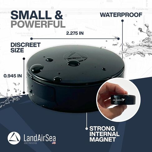 LandAirSea 54 GPS Tracker - Made in the USA from Domestic & Imported Parts. Long Battery, Magnetic, Waterproof, Global Tracking. Subscription Required in Kuwait