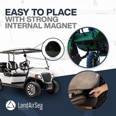 LandAirSea 54 GPS Tracker - Made in the USA from Domestic & Imported Parts. Long Battery, Magnetic, Waterproof, Global Tracking. Subscription Required in Kuwait
