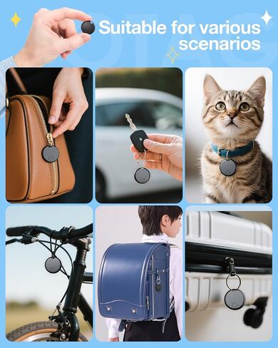 Air Tags for Android,Air Tags-4 Pack Android,Air Tracker Tags with 4 Case,2 Year Battery Life,Google & Apple Find Trackers for Google'S Find Hub App & Apple Find My,IP65 Waterproof Luggage Tracker in Saudi Arabia