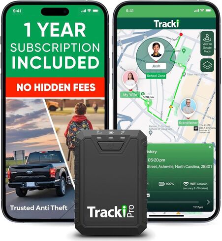 Tracki Pro GPS Tracker for Vehicles, 4G LTE, Long Battery Life in Kuwait