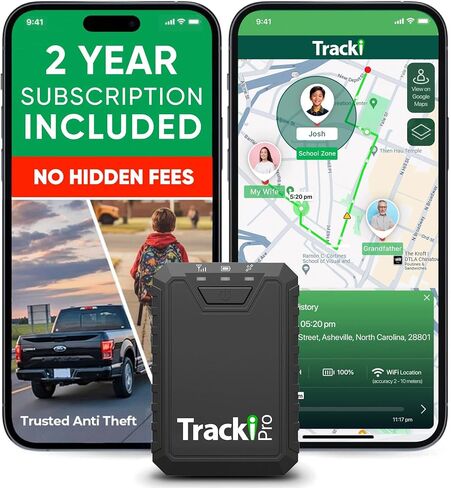 Tracki Pro GPS Tracker for Vehicles, 4G LTE, Long Battery Life in Kuwait