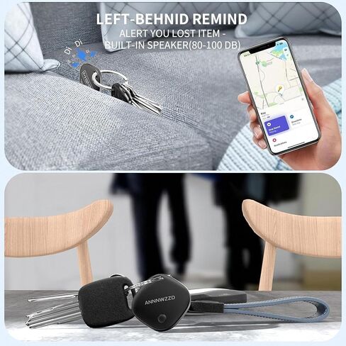 ANNNWZZD Tag 4 Pack Item Finders with Apple Find My APP (iOS فقط) تساعدك على تتبع مفاتيحك، ومحفظتك، وأمتعتك، وحقيبة الظهر، وخفيفة الوزن للغاية [معتمد من Apple MFi] in Kuwait