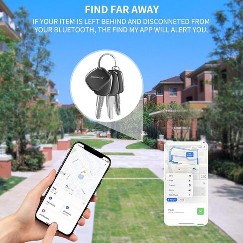 ANNNWZZD Tag 4 Pack Item Finders with Apple Find My APP (iOS فقط) تساعدك على تتبع مفاتيحك، ومحفظتك، وأمتعتك، وحقيبة الظهر، وخفيفة الوزن للغاية [معتمد من Apple MFi] in Kuwait