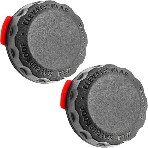 Elevation Lab AirTag Adhesive Mount - Waterproof (4 Pack) | Indestructible, discreet, screw-on design, find your bike, car, & more, patended in Saudi Arabia