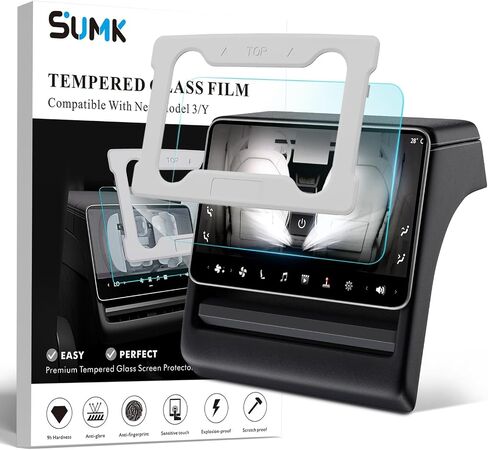 Tempered Glass Screen Protector for Tesla Model Y Juniper/Model YL | 16" Screen Protector with Alignment Frame for Model Y Juniper 2025 2026 & Model YL 2026 - Matte/ Anti-Glare/ Anti-Fingerprint in Kuwait