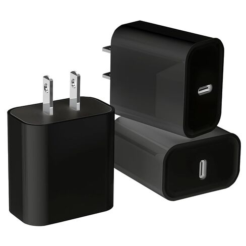 3Pack iPhone 17/16/15 Charge Block,USB C Charger,i Phone Charger Adapter Quick Fast Charger Plug 20W Power Delivery Type C Fast Charging Block for iPhone 17/16/15/14/13/12,iPad Pro/Air/Mini/AirPods in Saudi Arabia