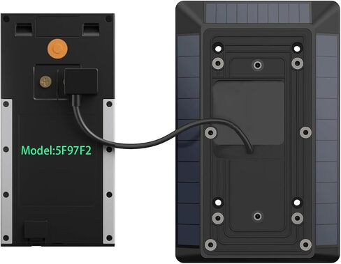 Solar Charger Compatible with Ring Battery Doorbell, USB-C Port Video Doorbell, 2024 Release in Saudi Arabia