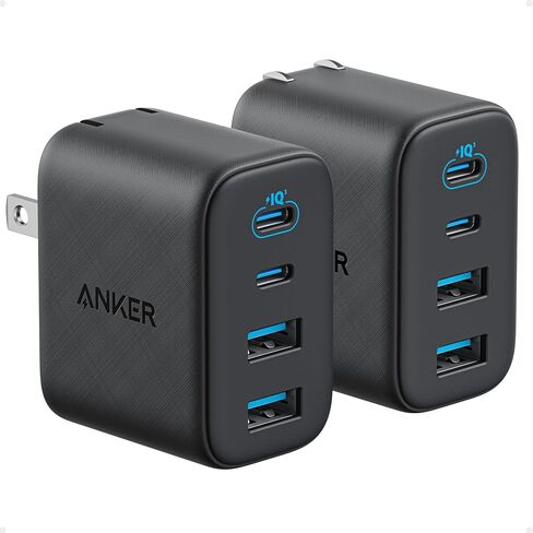 Anker Zolo USB C Charger Block, 50W Max Output Type C Charger Fast Charging (2, Black) in Kuwait