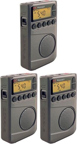 C. Crane CC Pocket AM FM and NOAA Weather Radio with Clock and Sleep Timer in Saudi Arabia