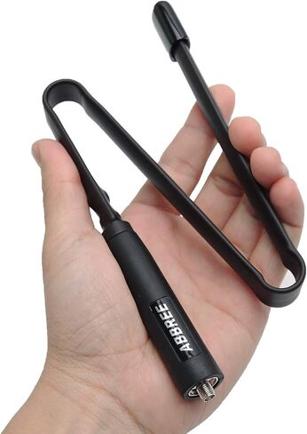 ABBREE SMA-Female Ham Radio Antenna VHF/UHF 18.8-inch 144/430MHz High Gain Foldable CS Tactical Antenna for Baofeng UV-5R BF-F8HP Pro 5RM K5PLUS GM21 UV-5G Plus Quansheng K6 UVK5(8) Radio Accessories in Saudi Arabia