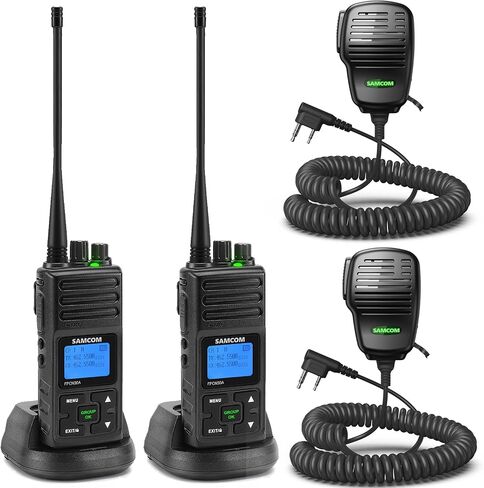 أجهزة اتصال لاسلكية SAMCOM FPCN30A UHF مع ميكروفون مكبر صوت طويل المدى للأعمال in Kuwait