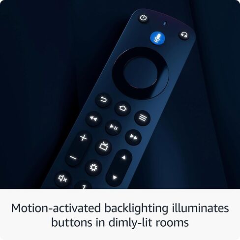 Amazon Fire TV Alexa Voice Remote Pro (newest model) with remote finder, TV controls, and backlit buttons in Kuwait