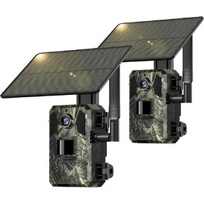 SEHMUA Trail Camera, 2K HD Live Streaming Game Camera AI Animal Detection | 4G LTE Cellular Trail Camera Built-in SIM Unlimited Data, Trail Cameras with Night Vision Motion Activated Waterproof No Wifi in Saudi Arabia