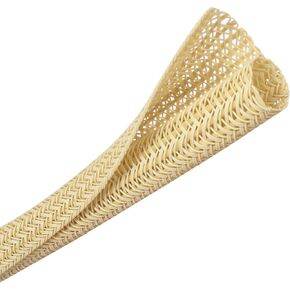 Cable Management Sleeve, Split Design, 25FT - 1/2 Inch, Beige in Saudi Arabia