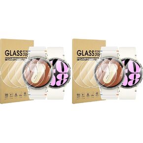 Suoman 4-Pack for Samsung Galaxy Watch 9/8 40mm Screen Protector | HD-Clear Hardness Tempered Glass Protective Film for Samsung Galaxy 40 mm Smartwatches [Anti-Scratch] in Saudi Arabia