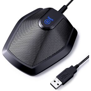 TONOR Conference USB Microphone, Omnidirectional Condenser PC Mic G11 | Condenser Mic, Compatible with 190 cm/74inch Cable, Windows and Mac, Desktop PC & Laptop for Teleconference, Court Reporter in Kuwait