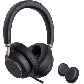 Yealink BH76 Plus UC Wireless Headset for Work, Bluetooth Headsets with Microphone Active Noise Cancelling, Retractable Mic Arm, ANC Business Headsets for Teams Zoom Meeting Call, Switchable Earpads in Saudi Arabia