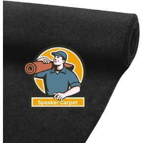 SAVUK Speaker Box Carpet Car Sub Woofer Trunk Liner Felt Black Fabric for RV, Boat, Truck, Automotive Interior, Marine, Home Floor (40" x 40" Anthracite) in Saudi Arabia