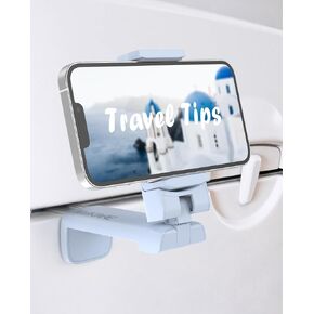 MiiKARE Airplane Phone Holder Mount, Plane Travel Essentials Gift, Black | Universal Hands-free Phone Holer with 360° Rotation for Flying, Accessory Travel Must Haves Phone Stand for Desk, Tray Table in Saudi Arabia