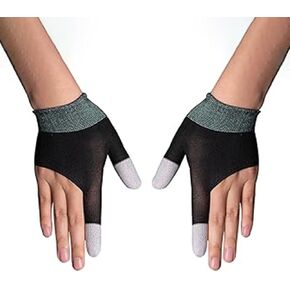 Mobile Game Gloves, Ultra-Thin Mobile Gaming Gloves，Anti-Sweat Mobile Finger Sleeve Breathable for High-Ranking Players Mobile Game Streamer in Saudi Arabia