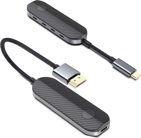 Lulaven iShare Pro 2026 Wireless HDMI Transmitter and Receiver Kit, USB-C for iPhone 15/16/17 iPad MacBook, No WiFi Needed for Hotel TV & Travel, HDCP 2.2 Netflix/Disney+, Zero-Lag Plug & Play in Saudi Arabia