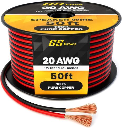 GS Power 16 AWG Wire 100ft - OFC Copper Automotive Speaker Wire Spool in Kuwait