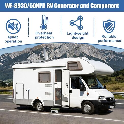 WF-8930/50NPB RV Generator and Component 30/50 Amp AC Distribution Center with 15 DC Circuits for RV in Kuwait