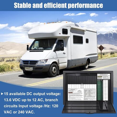 WF-8930/50NPB RV Generator and Component 30/50 Amp AC Distribution Center with 15 DC Circuits for RV in Kuwait