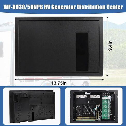 WF-8930/50NPB RV Generator and Component 30/50 Amp AC Distribution Center with 15 DC Circuits for RV in Kuwait