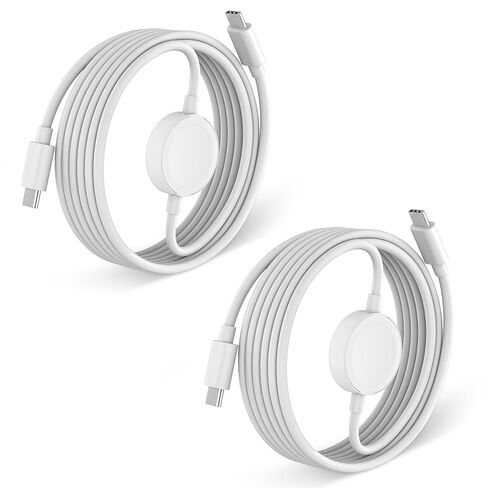 2 in 1 USB C Apple Watch Charger Cable,Apple MFi Certified 2Pack 3.3FT Fast Magnetic USB C Charging Cable Compatible with iWatch 11/10/9/8/7/6/5/4/3/2/1,iPhone 17 Pro/17 Air/17/16 Pro Max/16 E/15 Plus in Saudi Arabia