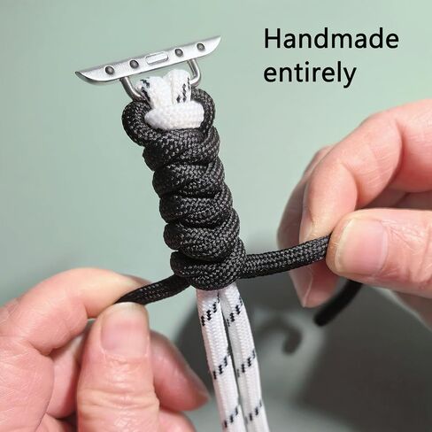 Nylon Necklace Compatible with Apple Watch 40mm 38mm 41mm 42mm(S10 S11),Apple iWatch Series 10, Ultra 2/Ultra, 9 8 7 6 5 4 3 2 1,Watch Pendent Fob in Saudi Arabia