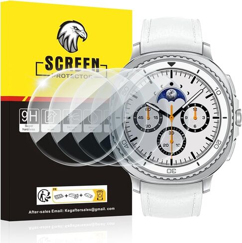SPGUARD For Samsung Galaxy Watch 9/8 40mm Screen Protector [4-Pack] | Tempered Glass for Galaxy Watch 9/8 40mm, HD Clear Anti-Fingerprint, Anti Scratch, Bubble-Free, Samsung Watch 9/8 Accessories in Saudi Arabia